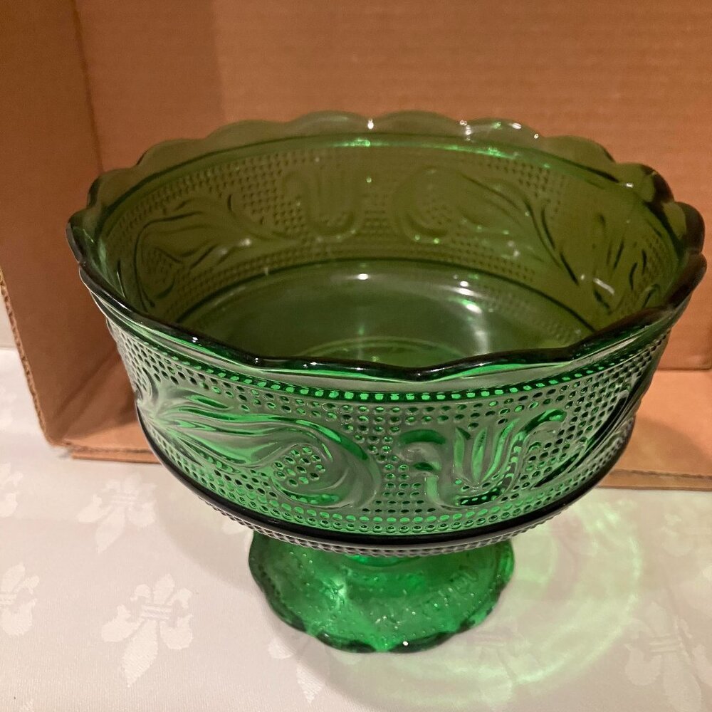 Vintage Emerald Green Bowl